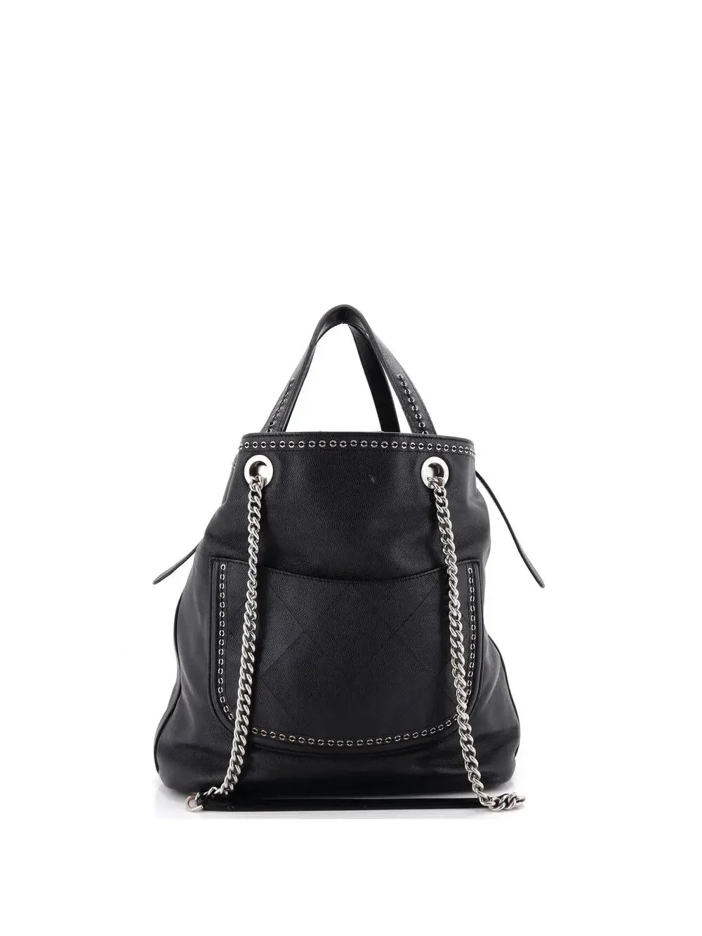 Chanel Coco Eyelets Shopping Tote #343124C28B